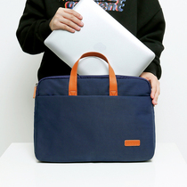 Laptop bag male suitable for Apple macbook Lenovo Xiaoxin air notebook pro 156 inch Huawei simple HP 14 inch 16 inch girls 13 3 shockproof anti-fall protection