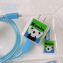 20w LOVELY CORRA iphone12 Power shell tpu transparent silica gel Applicable 11promax data line protective sheath