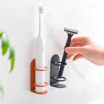 Electric toothbrush holder free of punching wall-mounted washroom Bathroom Creative Minima Tooth containing draining shelving shelf