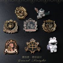 (Lin Yue Jun) Original Badge Pin Style Retro Day Department Cartoon Female Neckline Personality Brooch 100 Hitch Tide