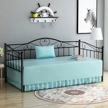 European-style wrought iron multifunctional sofa bed push-pull bed retractable bed pull iron bed double bed 1.5 meters childrens bed