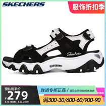  Skechi official sports sandals womens shoes summer new thick-soled velcro lightweight beach shoes 32999