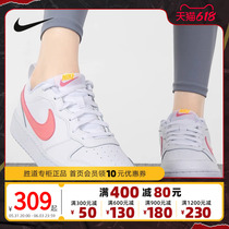 Nike Nike summer new female boys and boys sneakers comfortable low-heel shoes small white shoes BQ5448-124