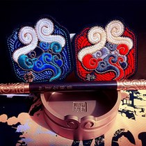 Zhang Fawen creative Somersault Cloud Golden hoop Velcro armband ultra-fine luminous embroidery badge personality Chinese style