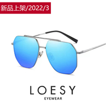 (Leuz) Official Web Flagship Store Discoloration Polarized Sunglasses Men and women Driving glasses Lucelluloid glasses