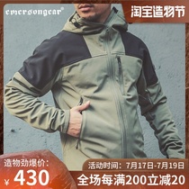 Emerson poultry soft shell waterproof warm jacket Slim-fit autumn and winter hooded jacket stormtrooper motorcycle new product