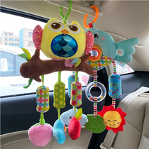 Baby toys Bedbell cart pendant 0-1 year old puzzle 3-6-12 soothe newborn baby car plush doll