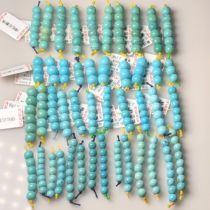 Pure natural ore without optimization turquoise disciple beads single beads round beads loose beads old beads bucket beads with type small accessories