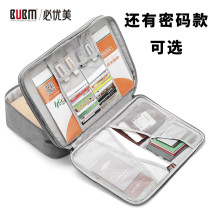 BUBM document storage bag Family household large-capacity multi-function file ticket account book document finishing bag