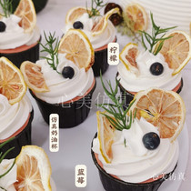 Simulation cake model fake cream cupcake ins food photography props window decoration dessert table ornaments