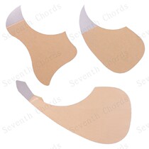 40 41 inch left hand folk guitar transparent guard backhand transparent acoustic guitar guard Board guitar protection panel