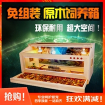 Tortoise feeding box Tortoise box Python chameleon lizard feeding box Insulation box 100CM reptile box