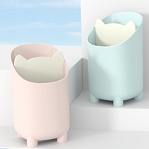 Baby bottle brush holder storage bucket drain rack put silicone bottle brush storage box bottle brush with base