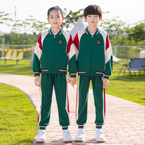 Primary school uniforms Spring and Autumn sets kindergarten uniforms childrens class uniforms cotton three-piece sports suits