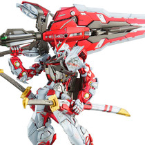 Daban MG 1:100 red heretic change red confused assembly model with special backpack deformation sword