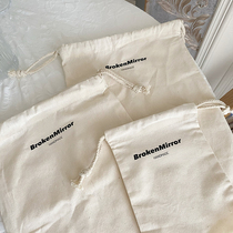 Heavy round canvas storage bag Flip bag storage Hollow bag storage