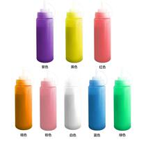 Bottled color run powder Corn flour color run extrusion spray bottle spray pot Rainbow run color corn starch spray powder