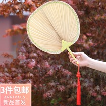 Household female summer handmade old-fashioned sunflower fan childrens Fan Fan reunion fan round fan classical Chinese style barbecue fan dance
