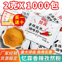 Yilin spicy cumin powder 2G * 1000 small package cumin seasoning powder sprinkle spicy powder chili powder commercial