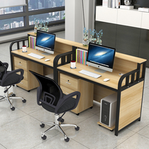 Desk Single Composition Screen Staff Table Brief modern computer desk Intermediary Store Office Employee Station