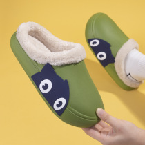 Rongzhong Max cotton slippers female winter home slime cute series fashion couple warm wearing waterproof cotton drag men
