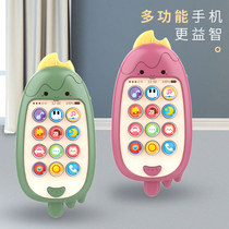 Baby 6-18 months baby boy boy girl multi-function music phone early education mobile phone can bite educational toy