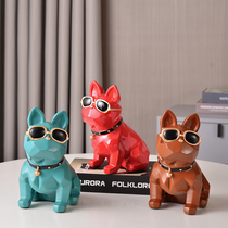 Net red piggy bank childrens piggy bank can only enter the adult super large cute creative personality lucky dog ornaments