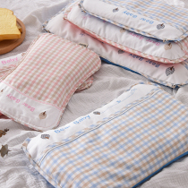 Children's Pillow Baby Pillow Core 0-3-7 Year Old Baby Pillow Ramie Pillow Cover Available for Removable and Washable in Four Seasons