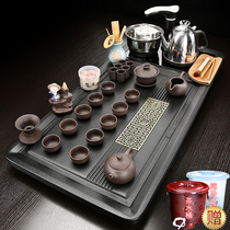 Home living room fully automatic one kung fu tea table plate tea cup light luxury set of high-end bubble tea tea set
