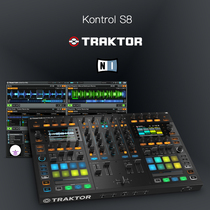 NI Traktor Kontrol S8 built-in DVS mode LED screen DJ controller Pad touch
