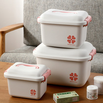 Household medicine box storage box large capacity Family First Aid Kit student dormitory small medical box children medicine box