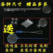  Fish tank turtle tank feeding tube Crystal shrimp esophagus benthic fish snail feeder feeding device Glass shrimp basin shrimp feeder