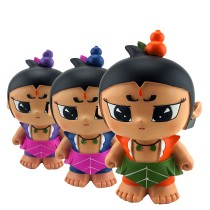 Childrens stall cartoon plaster image latex mold new white mold coloring DIY handmade doll coloring mold