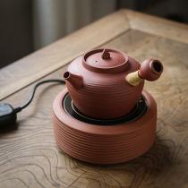 Chaozhou sand red mud side kettle urgent beard charcoal stove electric pottery stove tea pot Chaoshan gongfu tea set
