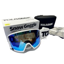 New tolasmik Ski Glasses Snowboard Snow Mirror Night Replacement Lens Anti-Fog Glating Magnetic