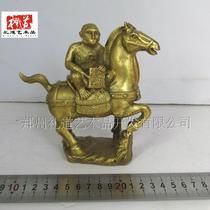 Zhengzhou pure copper immediately seal Hou bronze horse pendulum piece pure copper handicraft Feng Shui bronze ware transfer office Chinese decoration