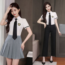 Foot therapist overalls Beautician foot bath massage temperament suit Night dj Princess uniform 2021 summer new