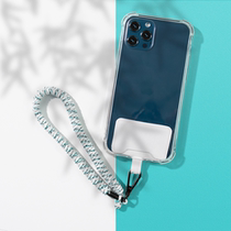 Net red Japan and South Korea fixed card mobile phone lanyard mens and womens neck safety anti-lost phone case lanyard back clip