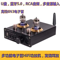 PJ MIAOLAI T10 Bluetooth 5 0 tube HIFI power amplifier U disk lossless decoding fever ear