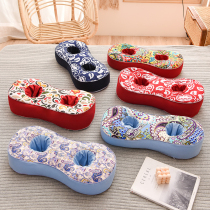 Protective ear pillowcase removable pillowcase with hole buckwheat pillow core side sleeping bedridden elderly care ear hard pillows without pressing ear pillows