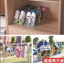  Creative multi-function two-in-one can stand childrens storage shoe rack Balcony shoe rack shoe rack storage shoe rack
