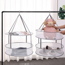 Clothes basket drying socks artifact clothes net tiling drying rack clothes basket net basket basket hanging sweater drying clothes net