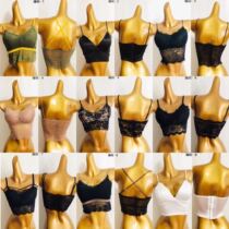 MIU DAANCE Latin dance cross beauty back harness with chest cushion lace harness sports underwear to gather the beauty back