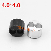Small metal mid-range splitter slider DIY headset upgrade line 4 0 holes to 4 0 holes through