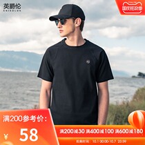 British Jue Lun heavy cotton 2021 new short sleeve t-shirt trend Joker half sleeve base shirt summer clothes men