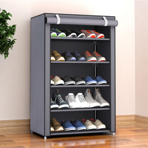 Shoe rack simple multi-layer household dustproof fabric storage economy space dormitory small shoe shelf entrance shoe cabinet
