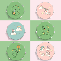 Tambourine teacher uses childrens kindergarten baby empty rattles professional percussion Orff dance hand-cranked performance instruments