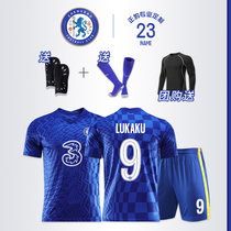 Chelsea jersey 21 22 canter football suit men's adult children's competition long sleeve training team uniform customization