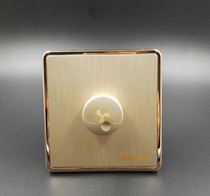 Type 86 wall switch SITSONX Big Board champagne gold salad fan ceiling fan speed control switch