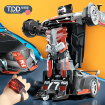 Gesture sensing deformation remote control car oversized car four-wheel drive racing King Kong robot children boy toy car